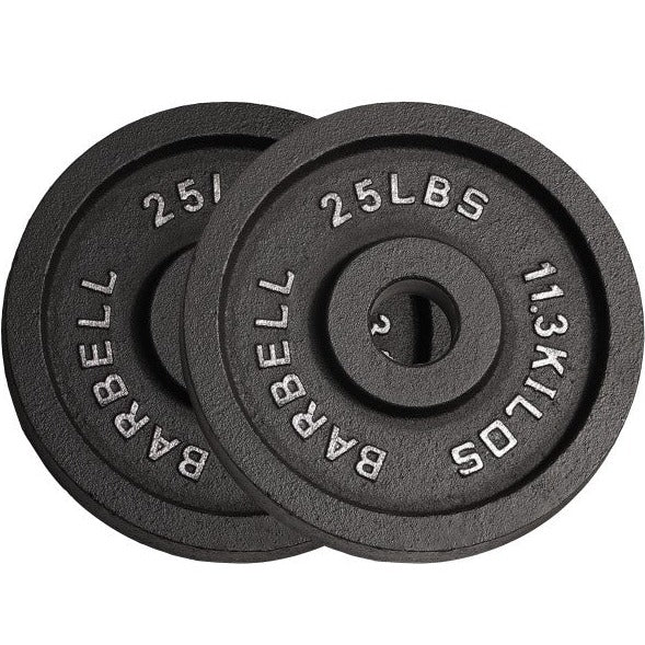 Deltech Fitness 25 lb Pair of Olympic Plates (OP-025) - Main Image