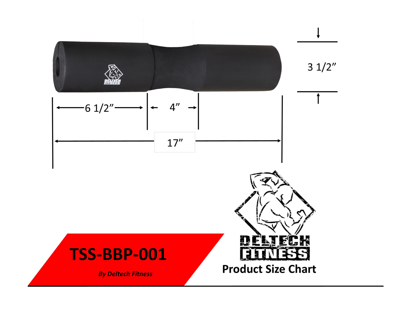 Deltech Fitness Bar Pad (TSS-BBP-001)