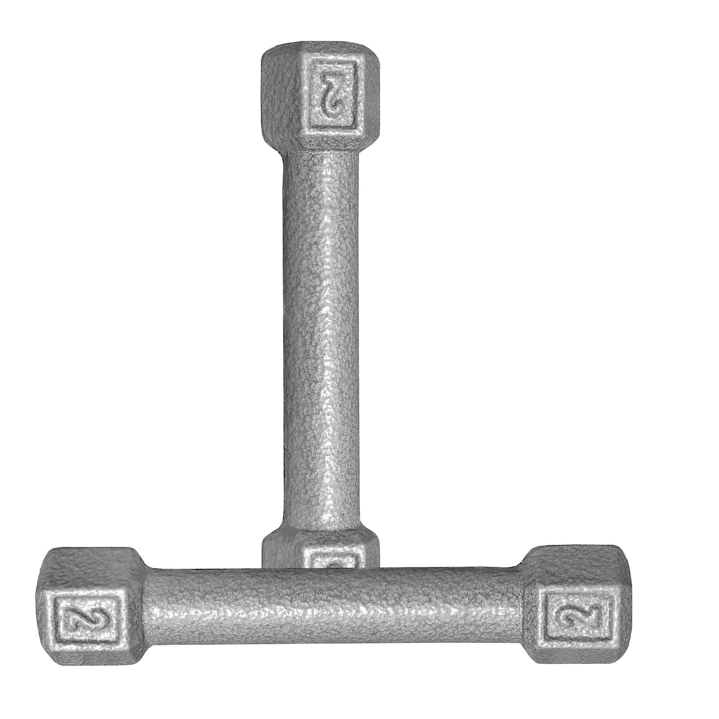 2 lb. cast hex dumbbell
