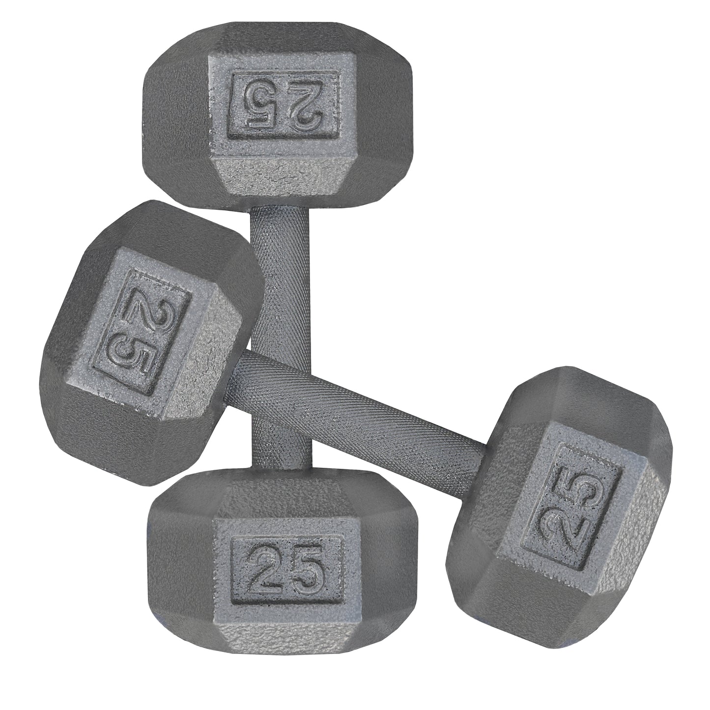 Deltech Fitness 25 lb Dumbbell Pair (DBP-025)