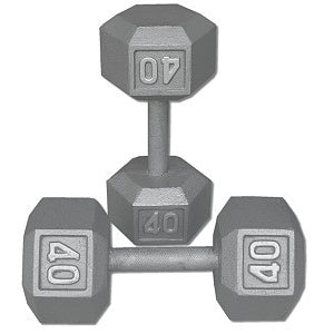 Deltech Fitness 40 lb Dumbbell Pair (DBP-040)