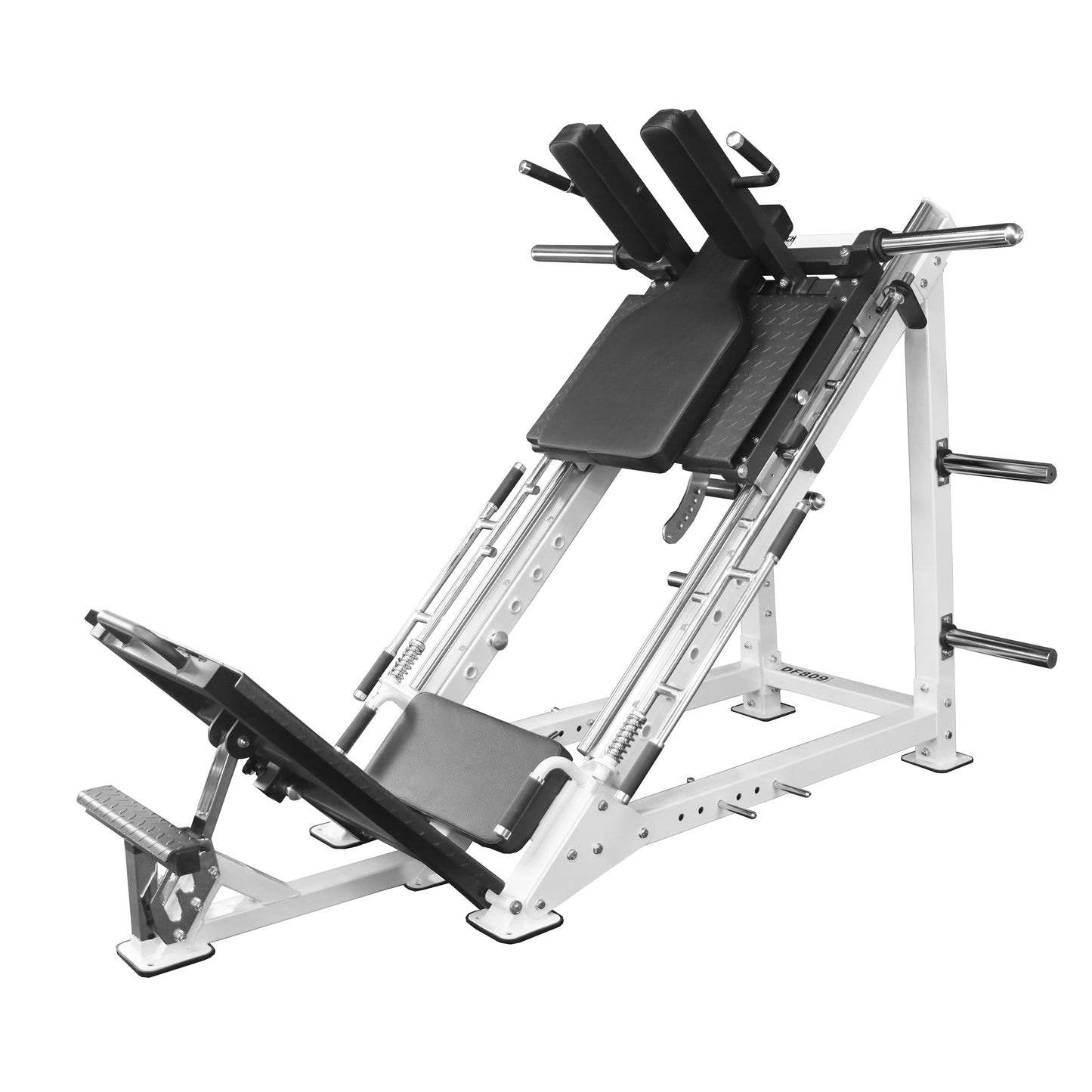 Deltech Fitness DF809- Linear Bearing Hack Squat/Leg Press (Hip Sled)