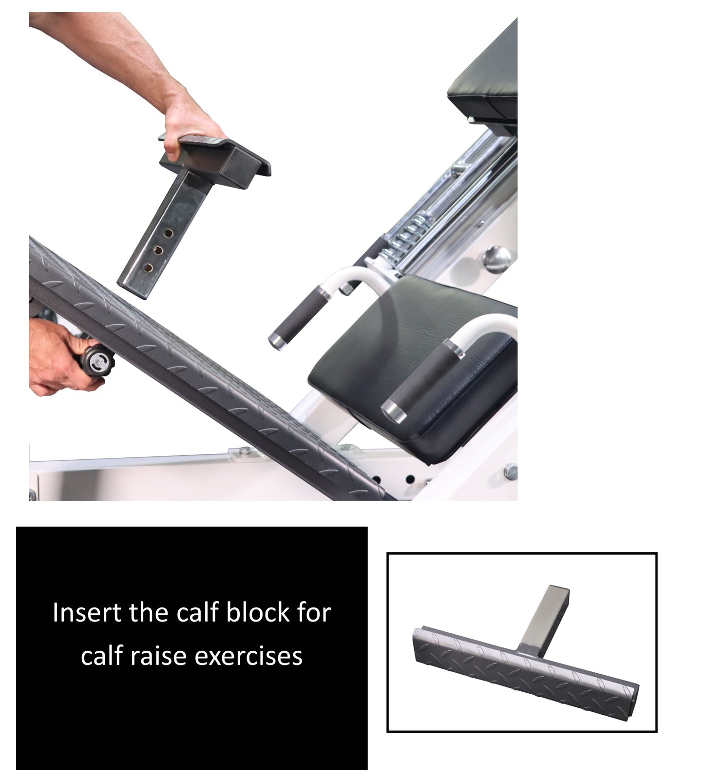 Deltech Fitness DF809- Linear Bearing Hack Squat/Leg Press (Hip Sled)