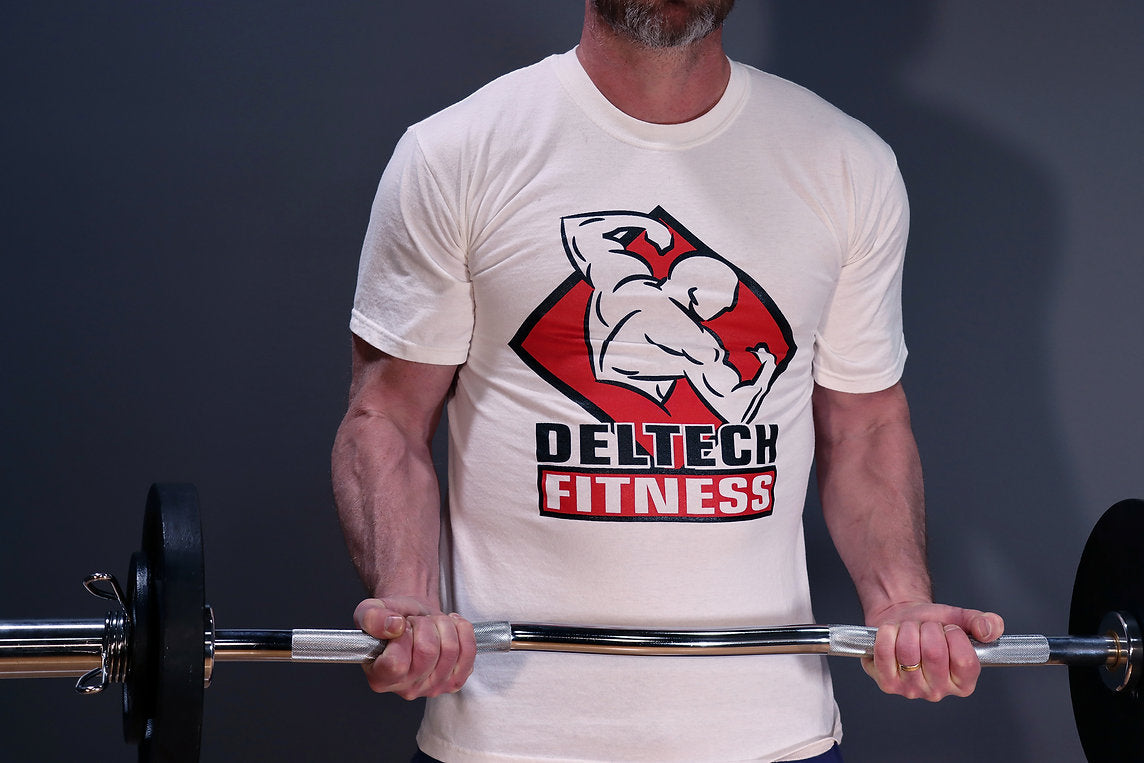 Deltech Fitness White T-Shirt (DFTS-WHITE)