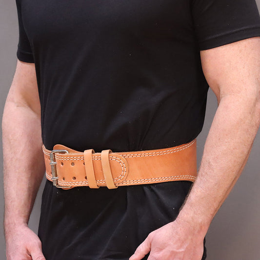 Deltech Fitness Wide Leather Weightlifting Belt (LT-WB)