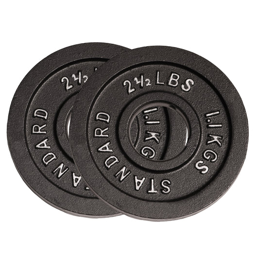 Deltech Fitness 2-1/2 lb Pair of Olympic Plates (OP-0025)