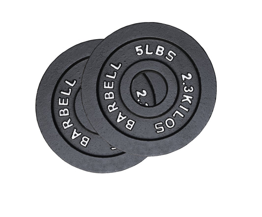 Deltech Fitness 5 lb Pair of Olympic Plates (OP-005)