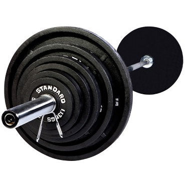 Deltech Fitness 300 lb Olympic Weight Set (OS-300)