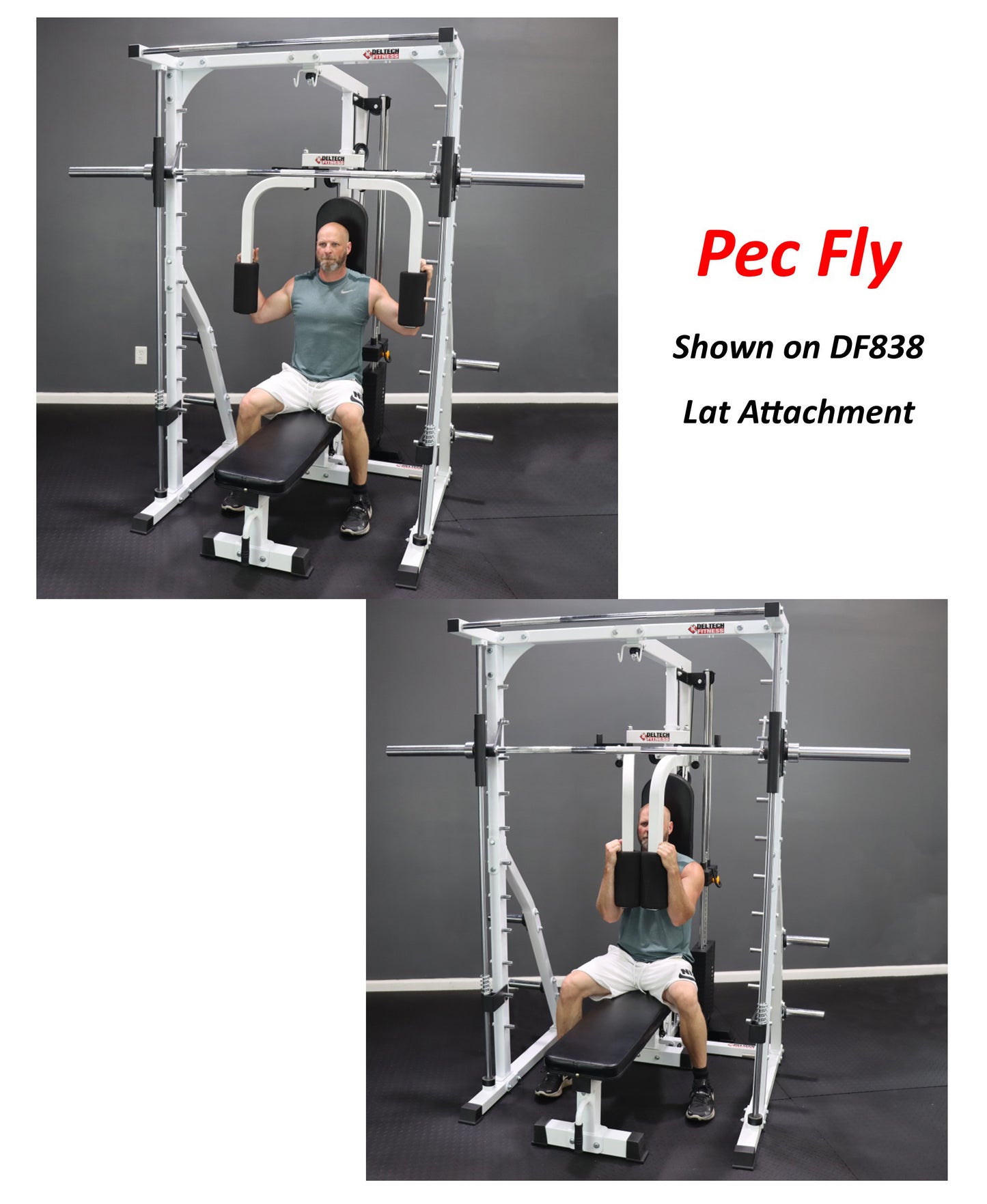Deltech Fitness Pec Attachment (DF832)