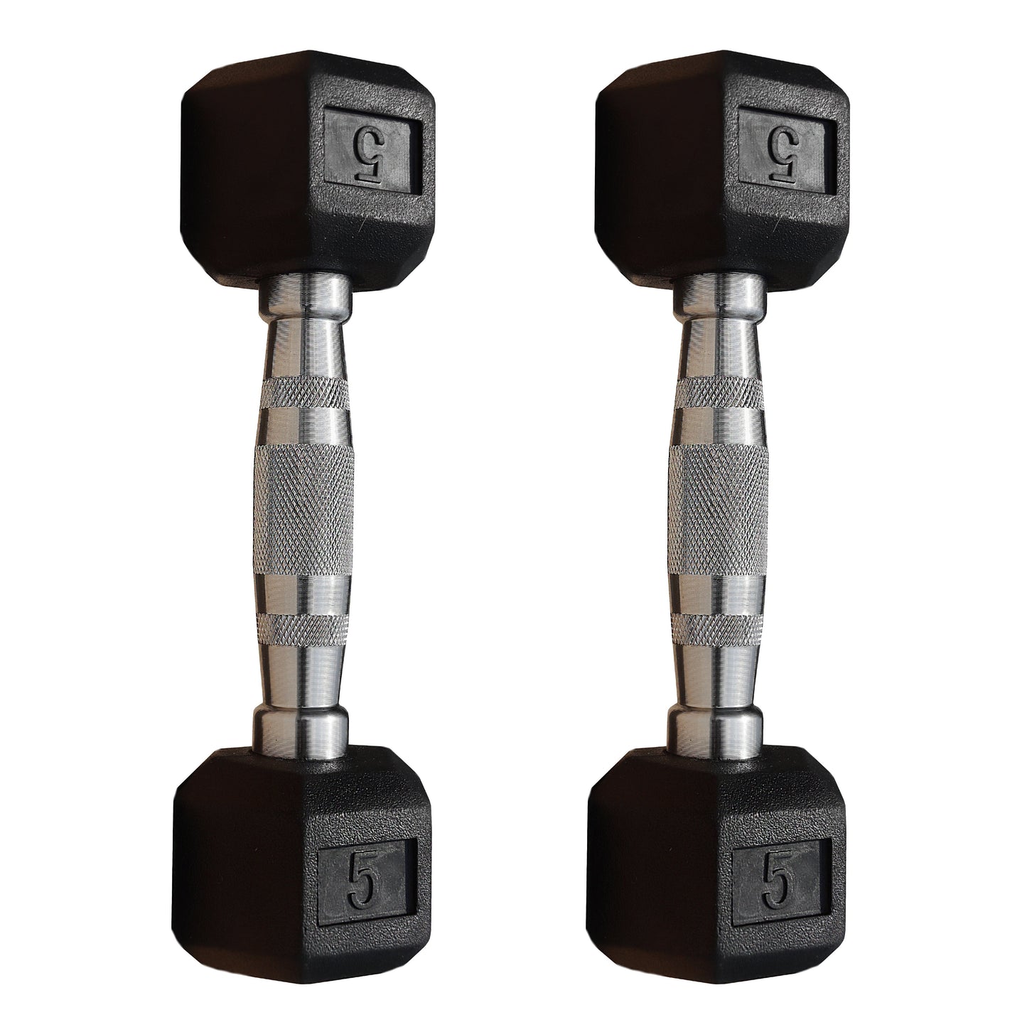 Deltech Fitness 5-40 lb Rubber Dumbbell Set RDB5-40