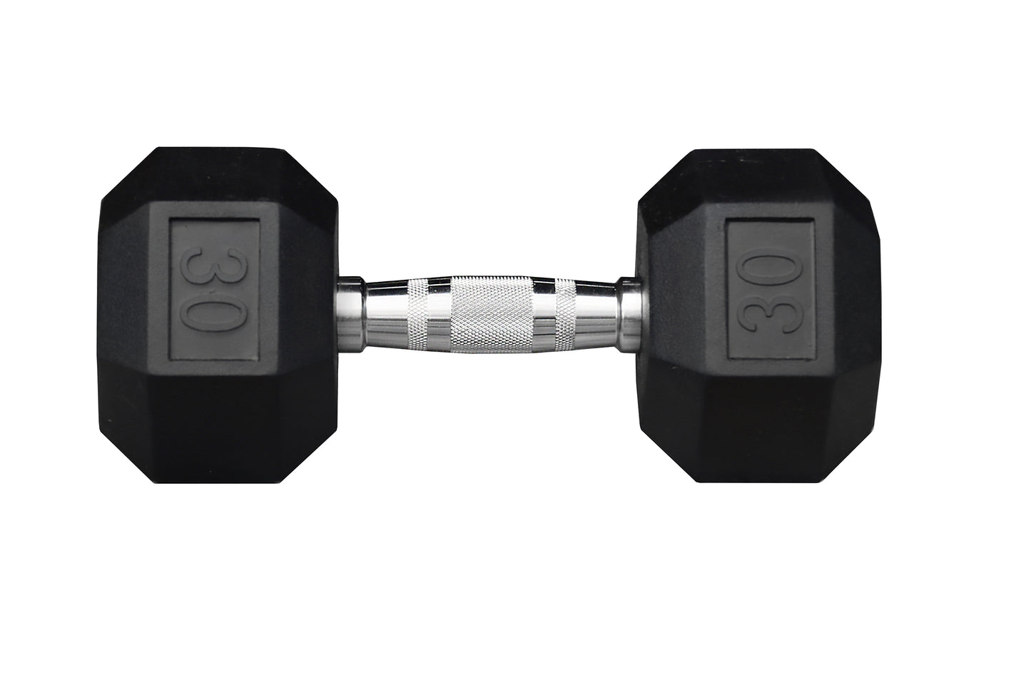 Deltech Fitness 30 lb Rubber Dumbbell Pair (RDB-030)