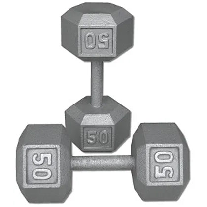 Deltech Fitness 50 lb Dumbbell Pair (DBP-050)