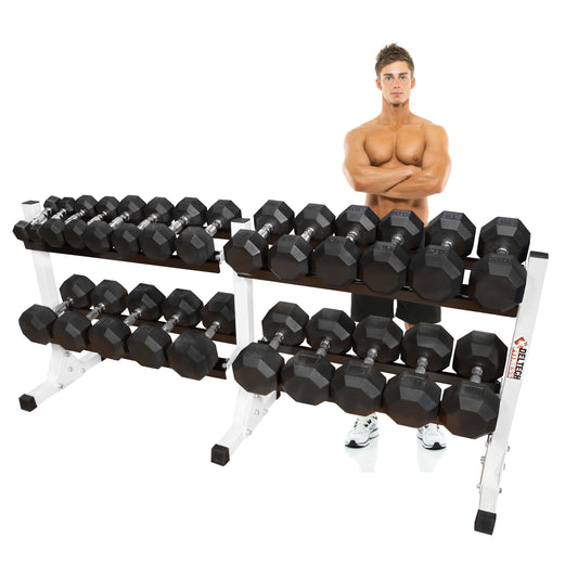 2 tier dumbbell rack
