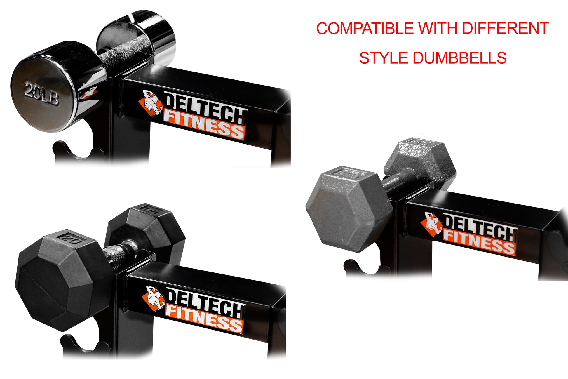 6 Pair Vertical Dumbbell rack dumbbell styles