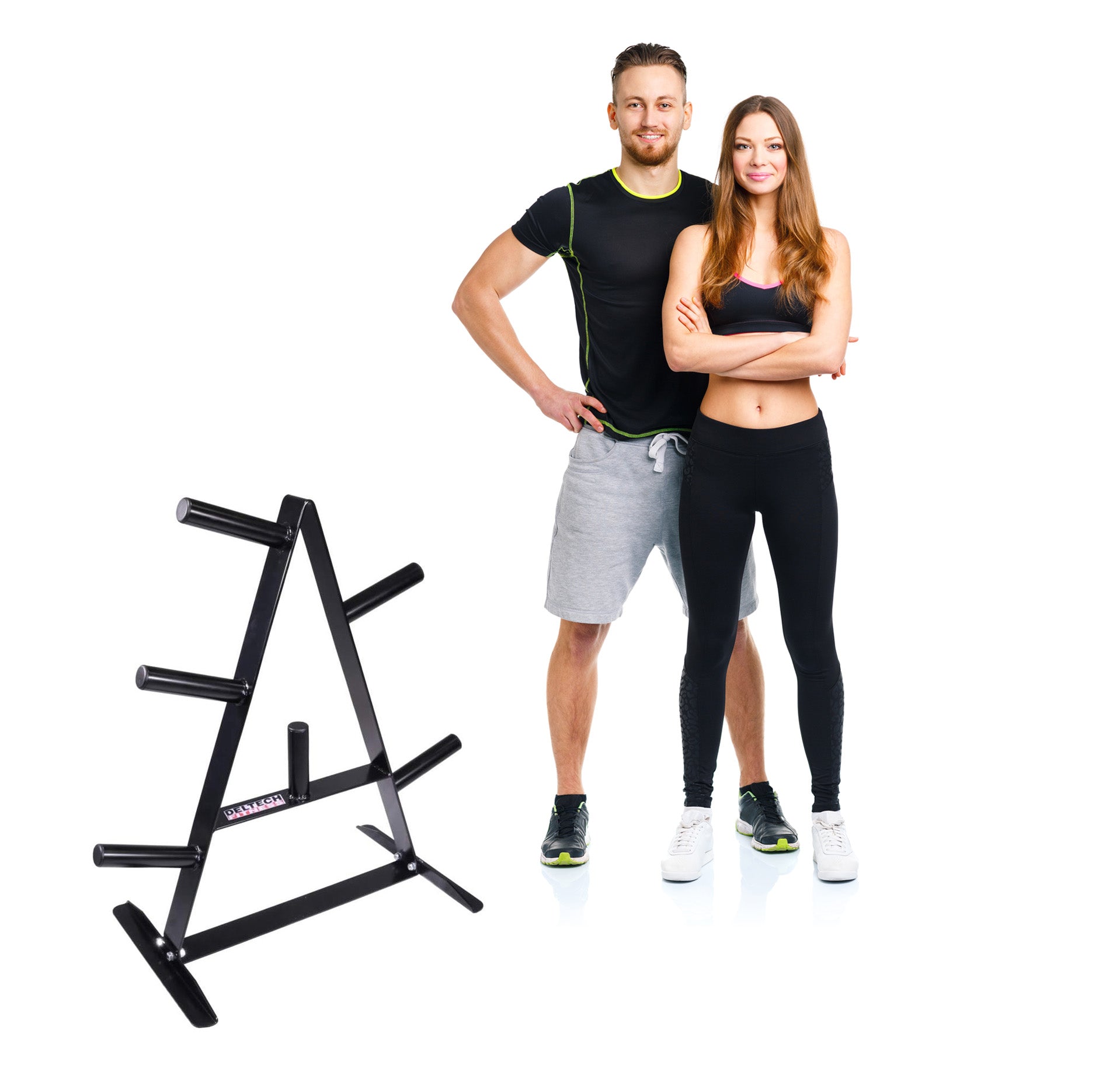 Deltech Fitness Heavy-duty Olympic Weight Tree (DF7500)
