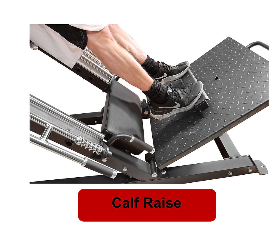 DF809- Linear Bearing Hack Squat/Leg Press (Hip Sled)