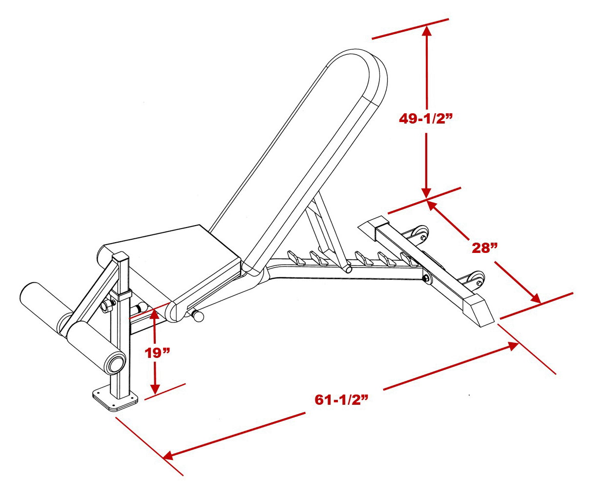 Flat/Incline/Decline Bench (DF9600)