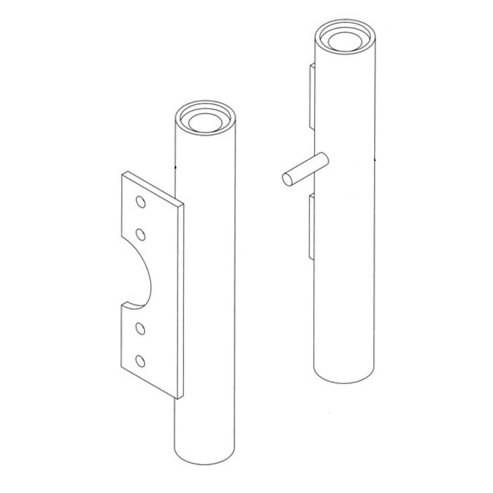 LH & RH Guide Rod Collar Set for DF4900 Smith Machine