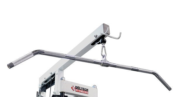 Deltech Fitness MBT-148RH Heavy Duty Solid Steel Revolving Lat Bar