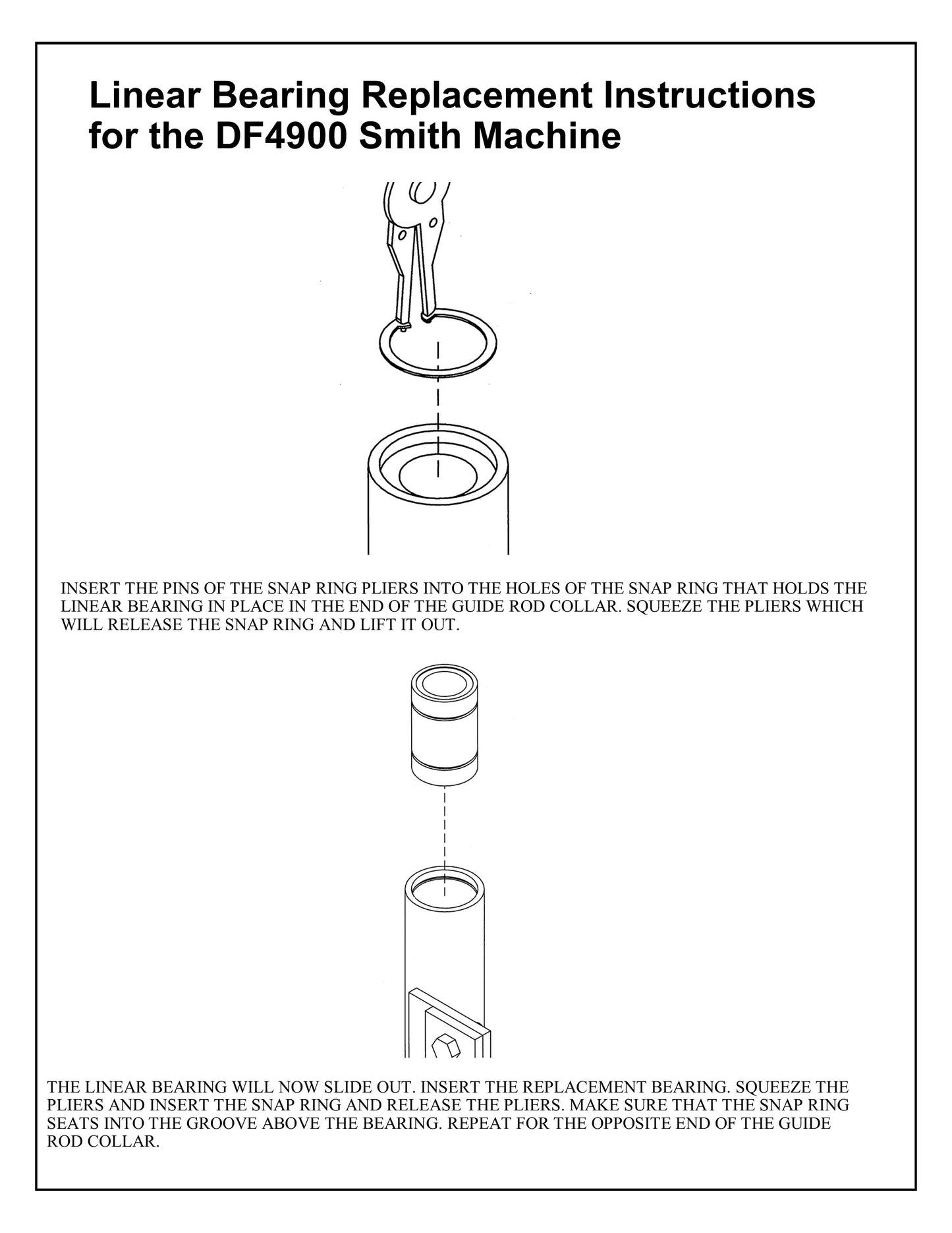 Linear Bearing Kit