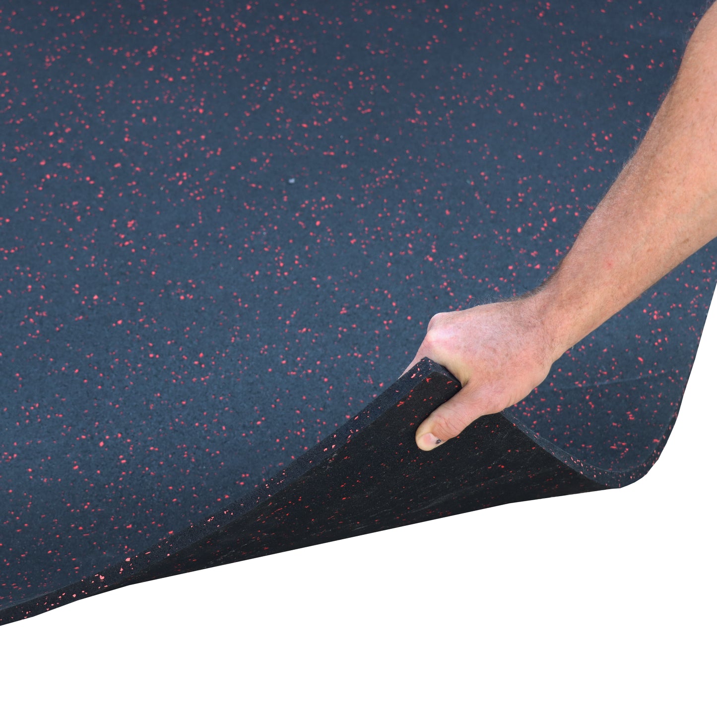 DF-MAT 4' X 6' X 1/2" Rubber gym floor mat By Deltech Fitness