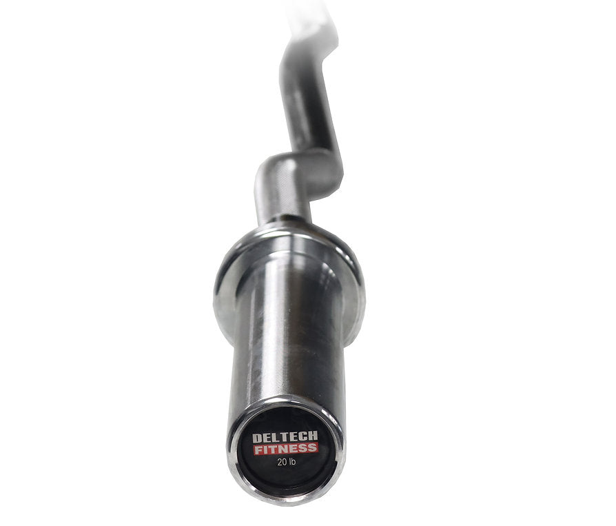 Deltech Fitness Olympic Preacher Curl Bar (EZ Curl Bar) OB-47