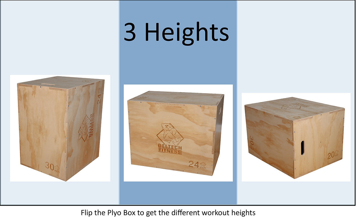 Deltech Fitness Wooden Plyo Box (TSS-PLYO-005)