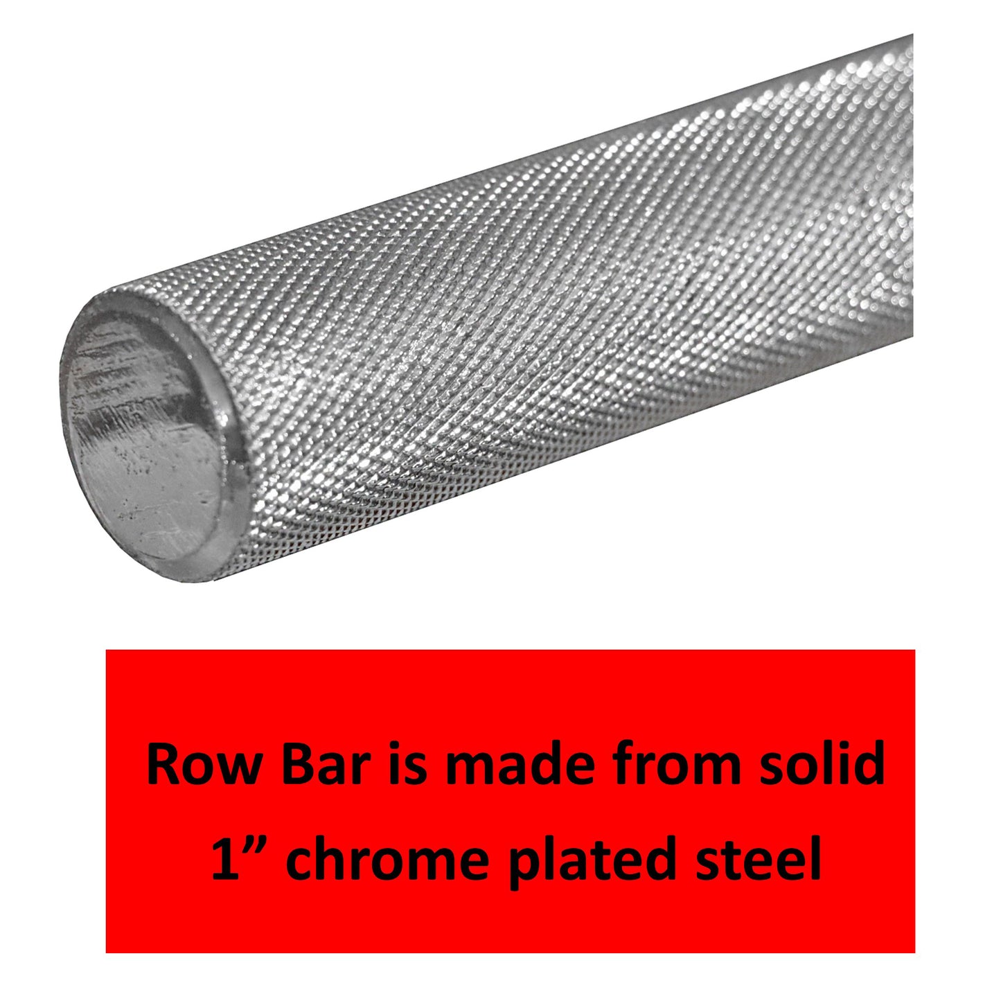 Deltech Fitness MB-020R Chrome Row Bar