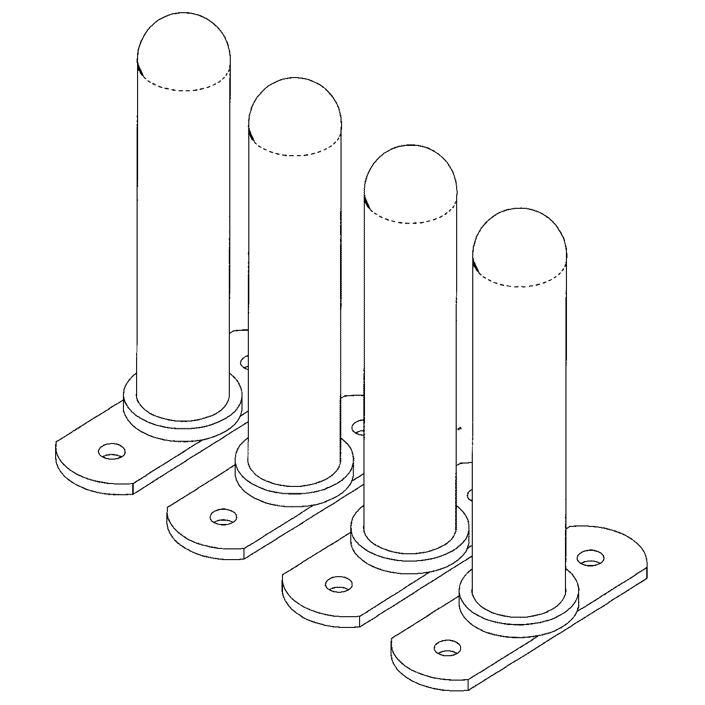 Weight Plate Holders- set of 4