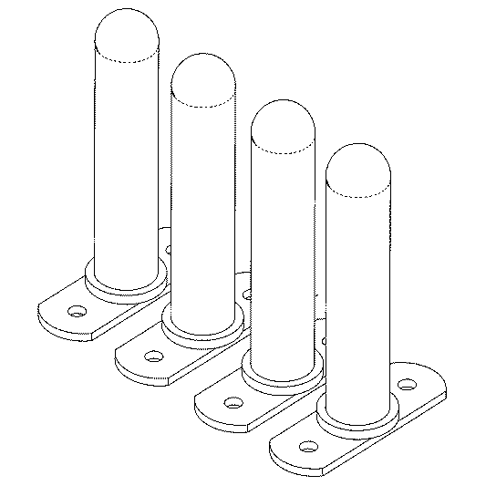 Weight Plate Holders- set of 4