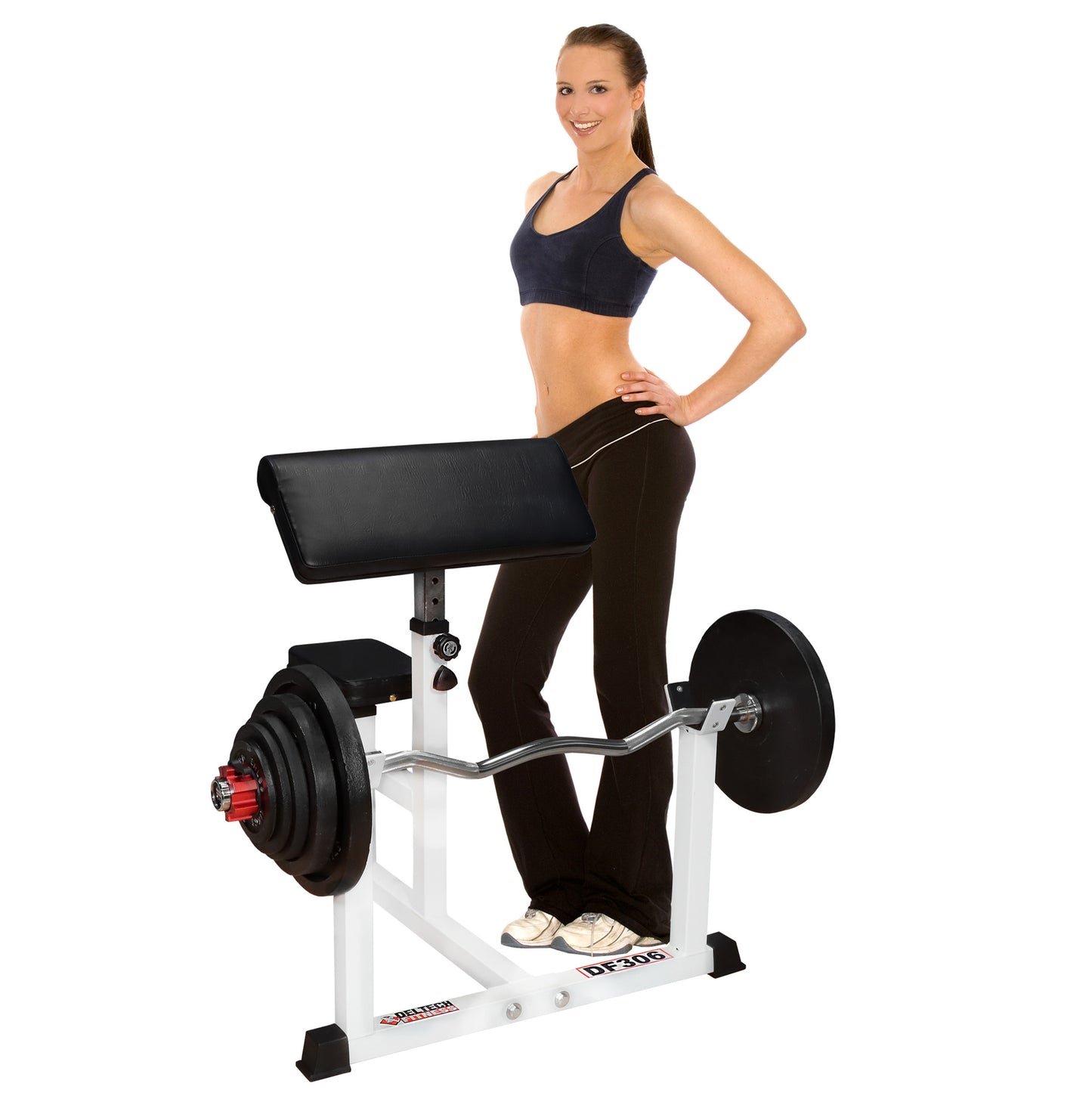 Deltech Fitness Preacher Curl Bench