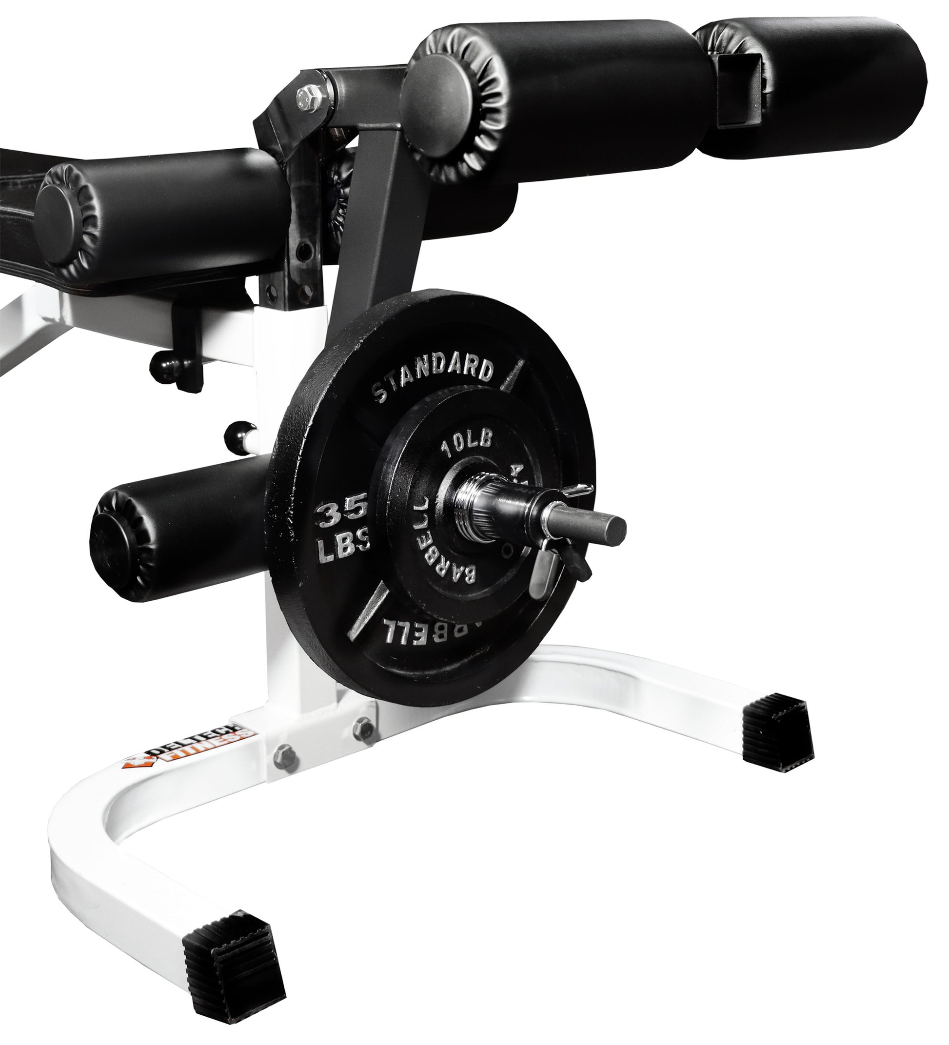 Leg Curl Attachment with Olympic Plates