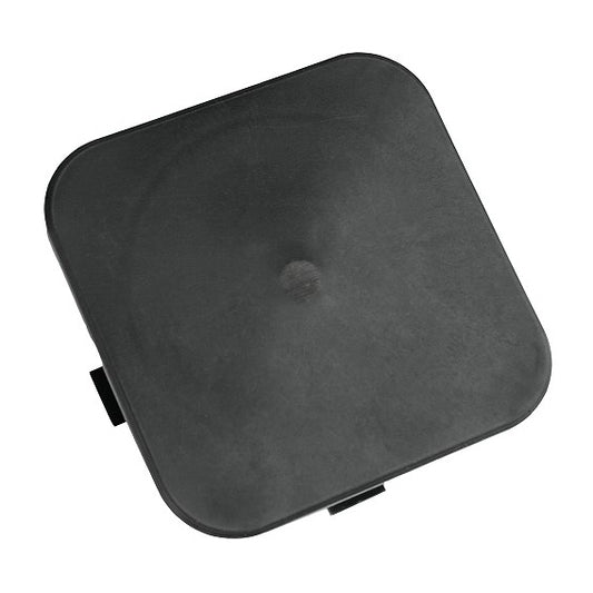 5" Standard Square Pole Cap with .75" Radius Corner by Deltech Manufacturing