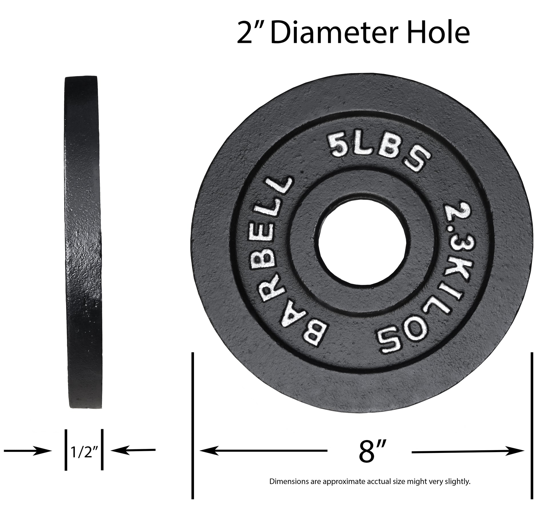 5 lb weight plate