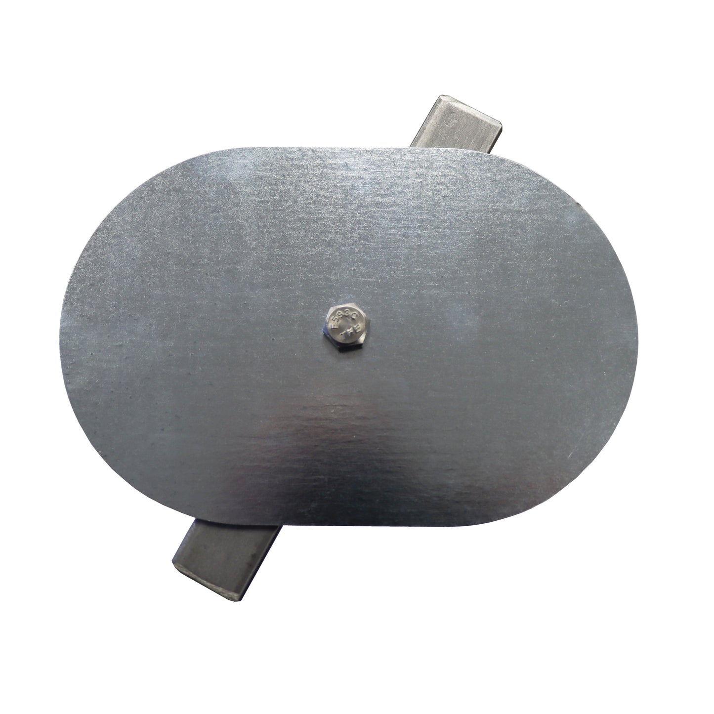 Deltech Manufacturing, Inc Flat Oval Hand Hole Cover for Light Poles 4" x 6" (88-00008)