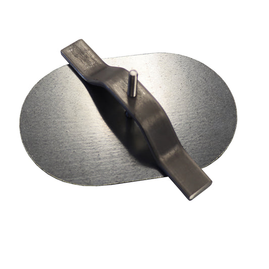 Deltech Manufacturing, Inc Flat Oval Hand Hole Cover for Light Poles 4" x 6" (88-00008)