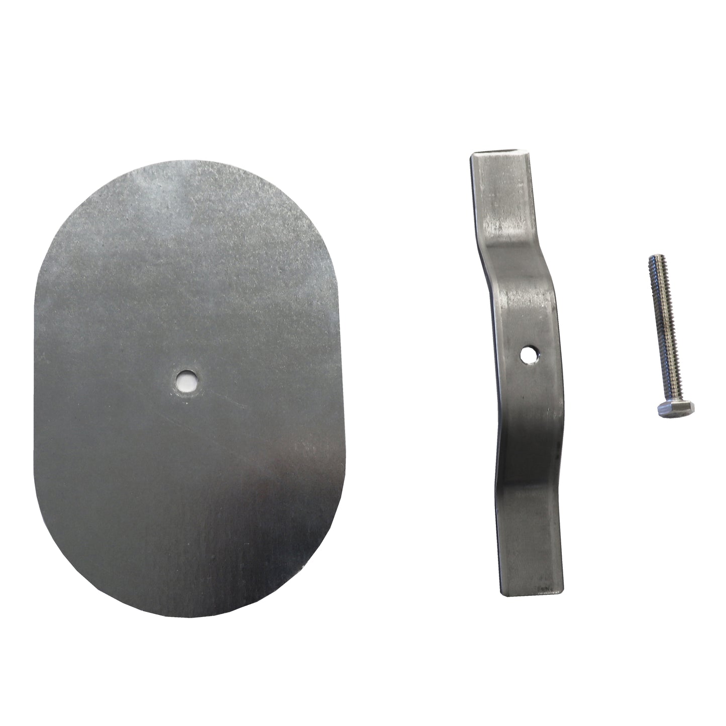 Deltech Manufacturing, Inc Flat Oval Hand Hole Cover for Light Poles 4" x 6" (88-00008)
