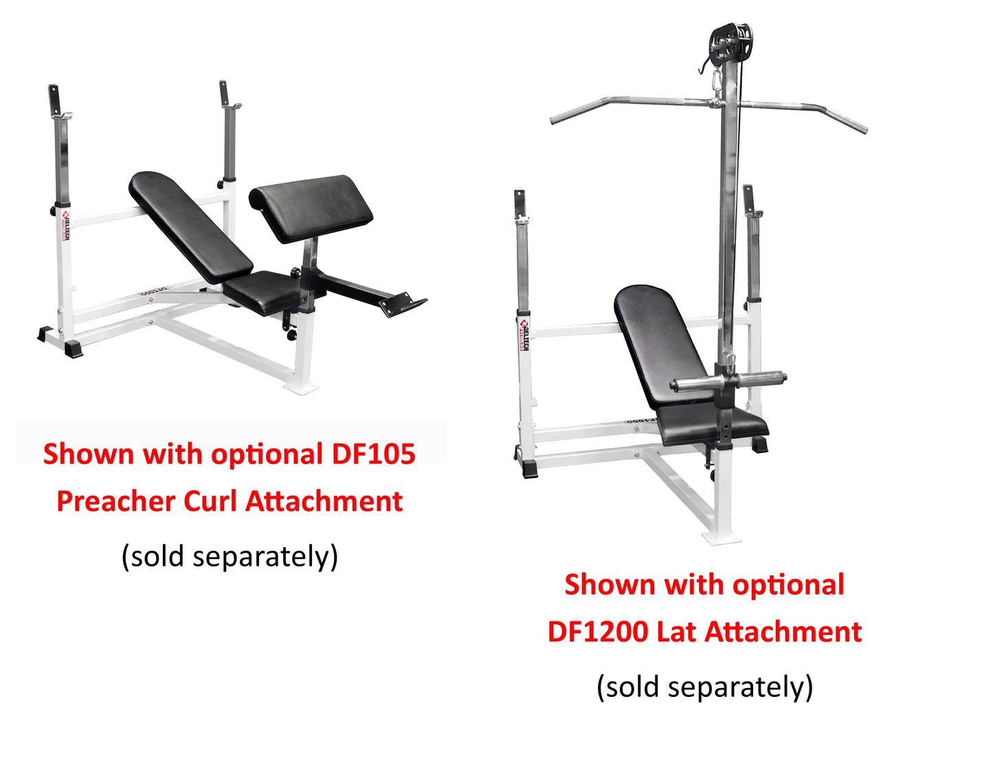 Deltech Fitness Olympic Weight Bench (DF1000)