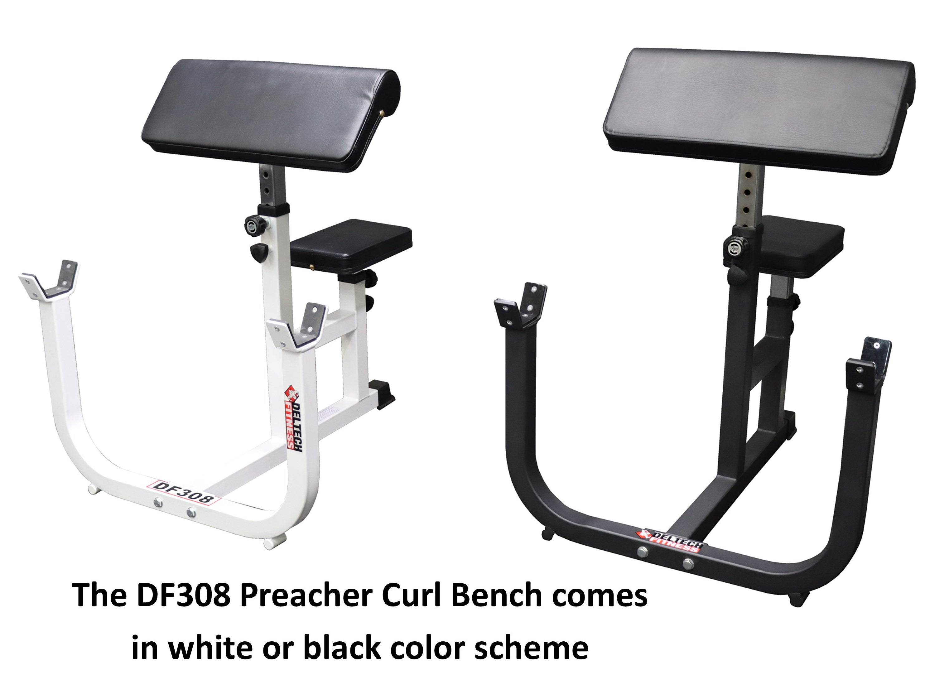 Deltech Fitness Preacher Curl Bench (DF308)
