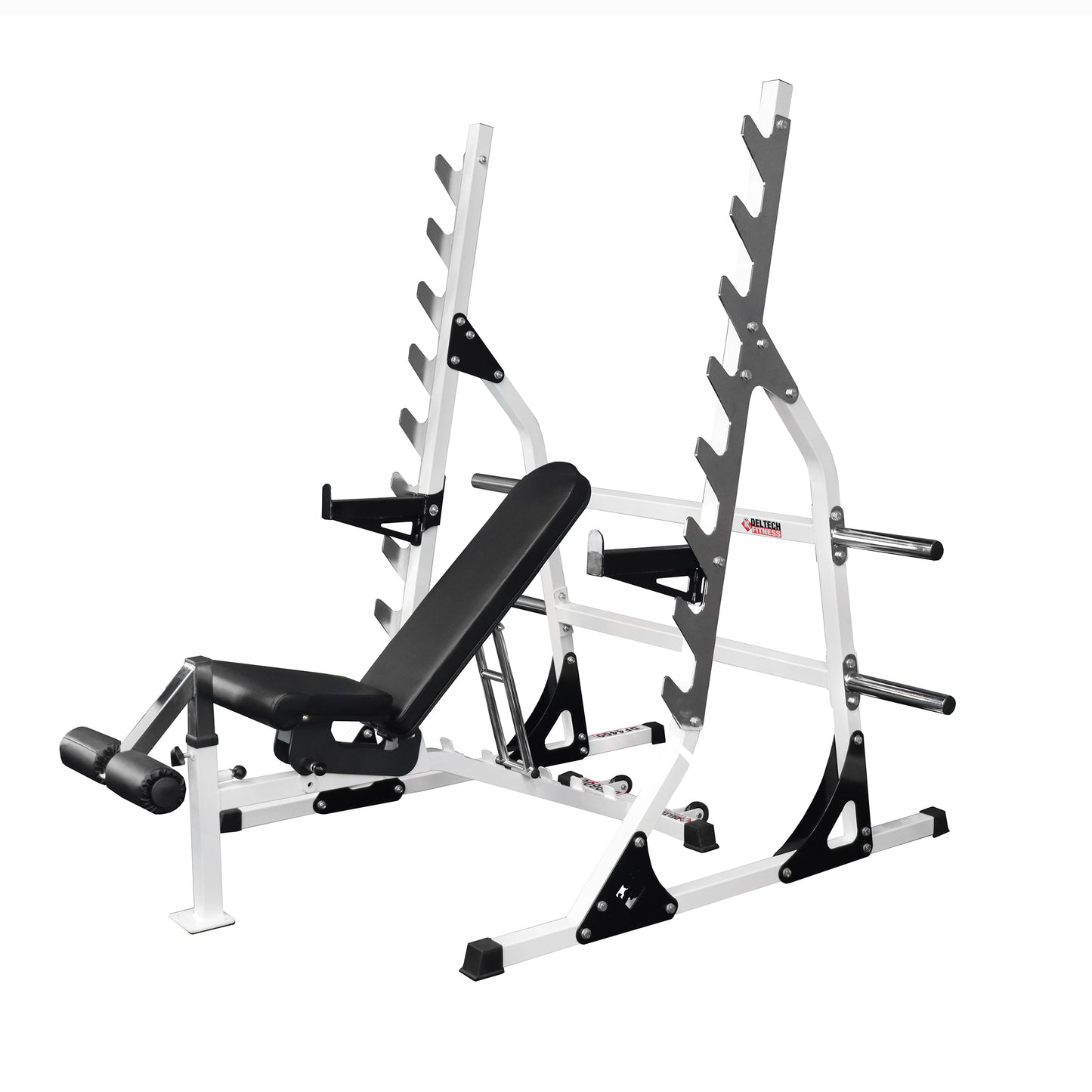 Deltech Fitness Olympic Bench Squat Rack combo (DF1800)