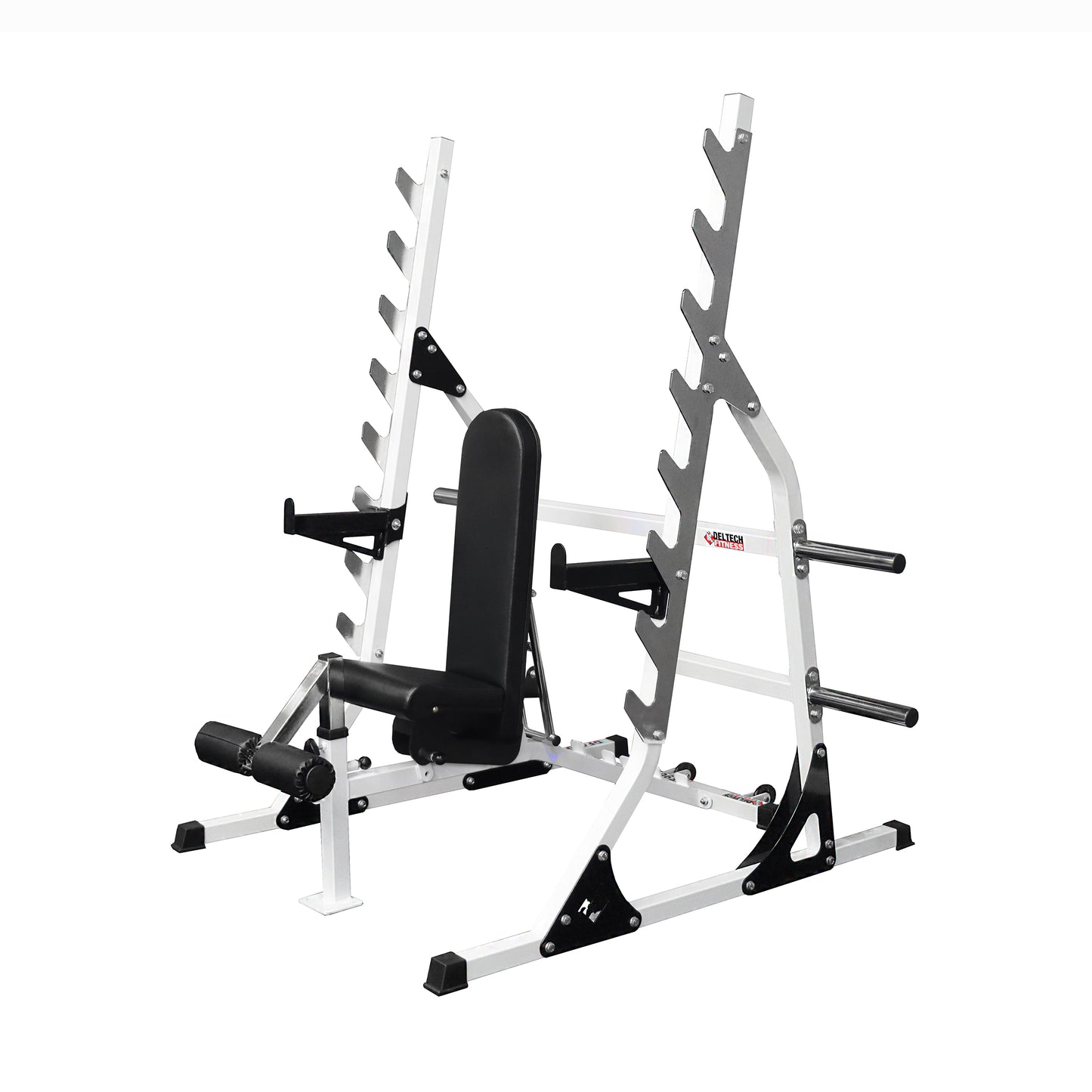 Deltech Fitness Olympic Bench Squat Rack combo (DF1800)