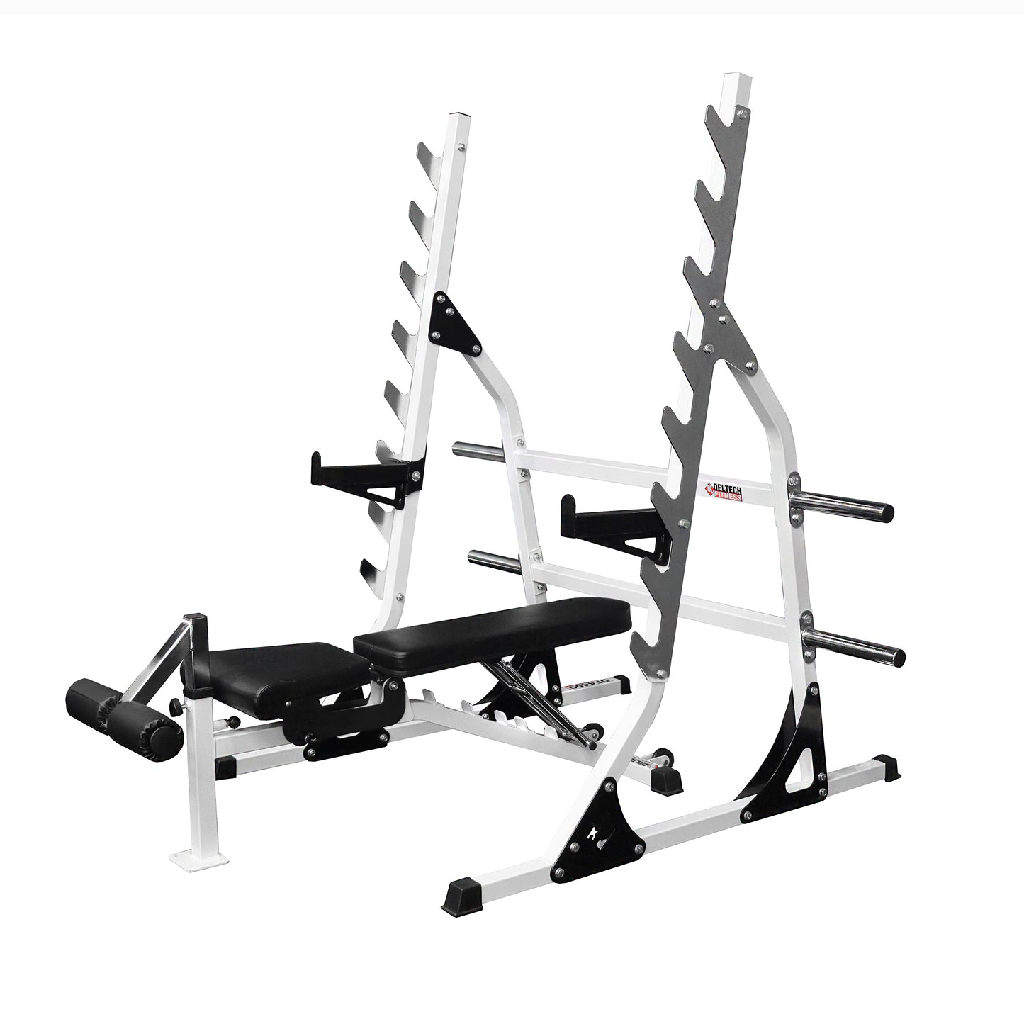 Deltech Fitness Olympic Bench Squat Rack combo (DF1800)