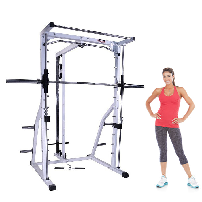 Linear Bearing Smith Machine with Lat Attachment (DF4900L) β Deltech ...
