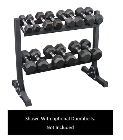 Deltech Fitness 38" Two-Tier Dumbbell Rack (DF511)