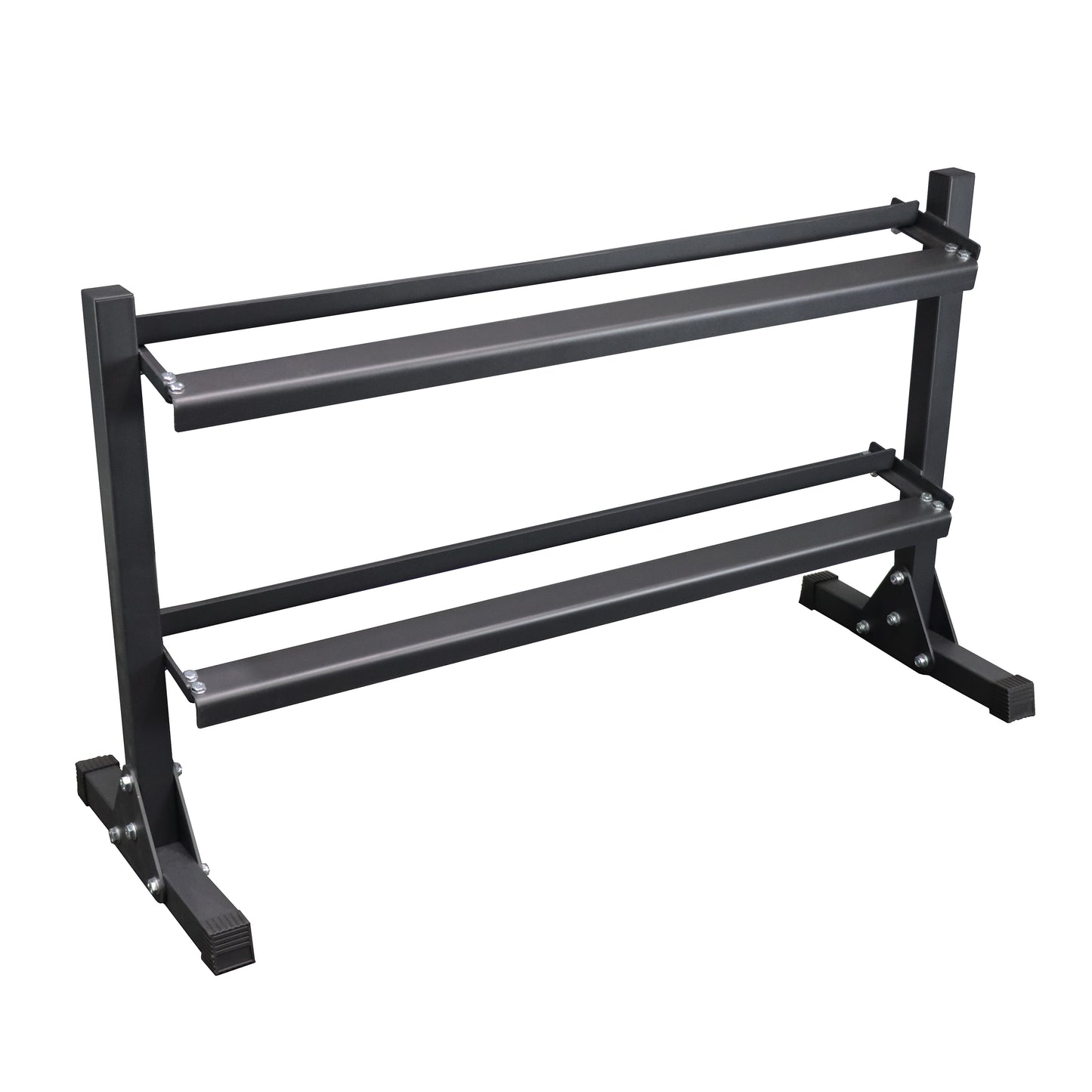 Deltech Fitness 55" Two-Tier Dumbbell Rack (DF513)