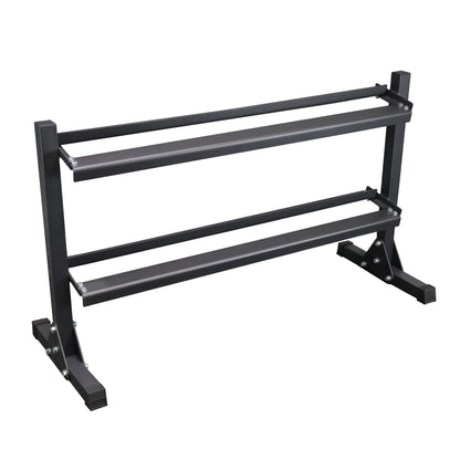 Deltech Fitness 55" Two-Tier Dumbbell Rack (DF513)