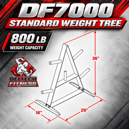 Deltech Fitness Heavy Duty Standard Weight Tree (DF7000)