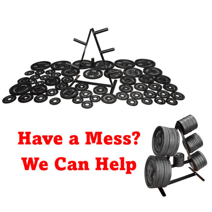 Deltech Fitness Heavy-duty Olympic Weight Tree (DF7500)