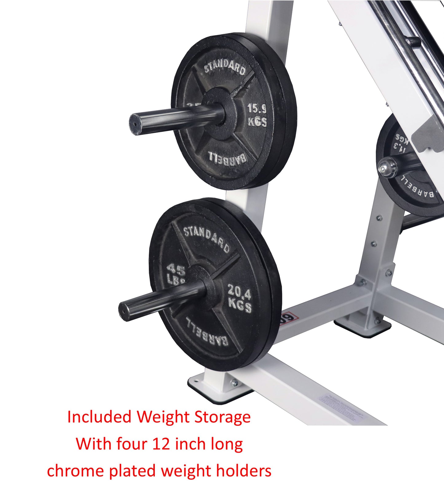 Deltech Fitness DF809- Linear Bearing Hack Squat/Leg Press (Hip Sled)