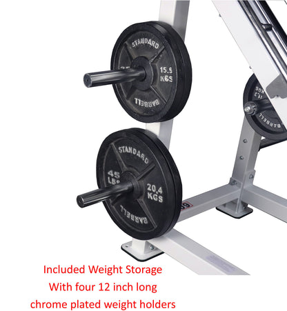 Deltech Fitness DF809- Linear Bearing Hack Squat/Leg Press (Hip Sled)